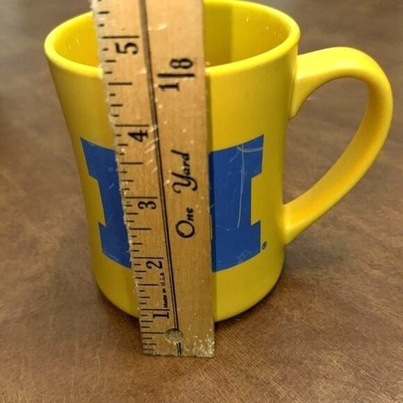 RFSJ University Of Michigan Yellow Mug 1988 - Picture 6 of 8